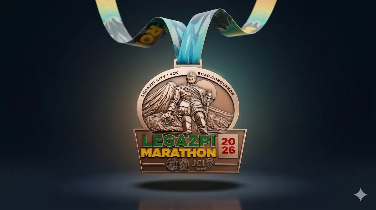 Legazpi Marathon medal