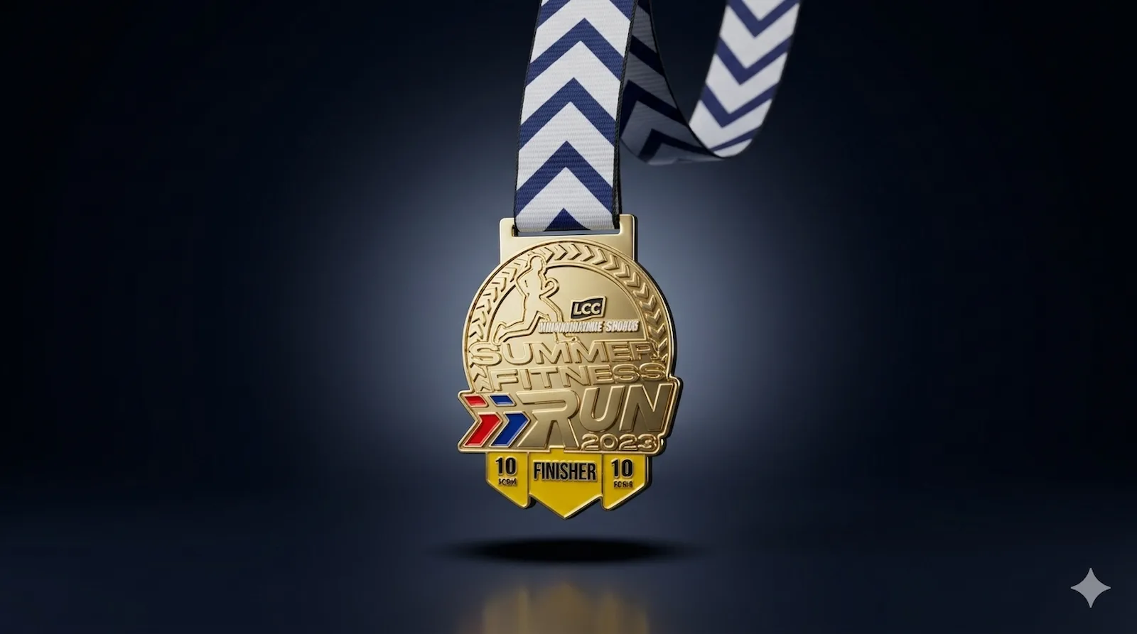 Summer Fitness Run medal
